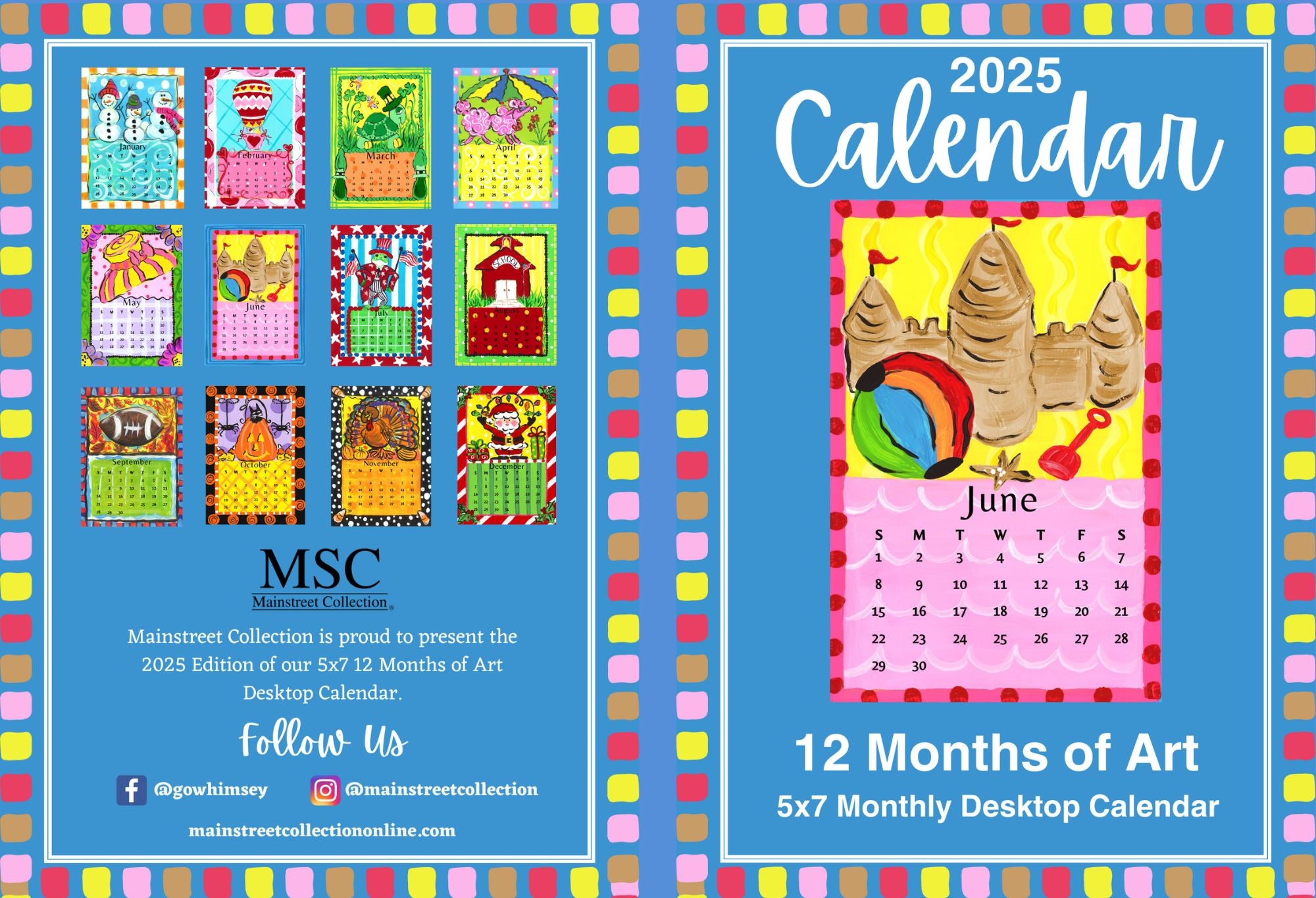 2025-5x7-desktop-calendar-refills-mainstreet-collection-wholesale