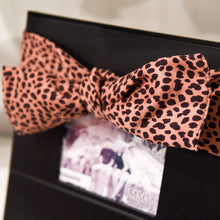 Load image into Gallery viewer, Lifestyle view of our Black Leopardista Bow Frame