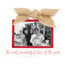 Load image into Gallery viewer, &quot;Wonderful Time&quot; Burlap Bow Frame
