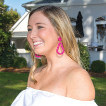 Load image into Gallery viewer, Lifestyle view of our Bead Loop Earrings