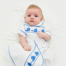 Load image into Gallery viewer, Lifestyle image of our Whale Smocked Day Gown