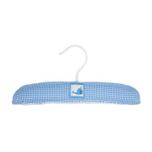 Load image into Gallery viewer, Front view of our Blue Whale Smocked Hanger