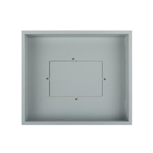 Load image into Gallery viewer, Back side of Gray box style frame with Forever and always hand lettered font