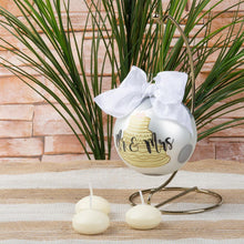 Load image into Gallery viewer, "Here Comes the Bride" Bouquet Frosted Bridal Ornaments