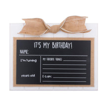 Load image into Gallery viewer, &quot;It&#39;s My Birthday&quot; Baby Chalkboard

