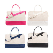 Load image into Gallery viewer, Linen Duffle Bag