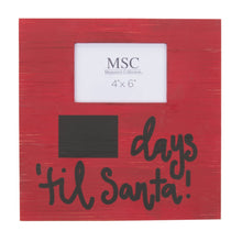 Load image into Gallery viewer, Front view of our Days Til Santa Frame