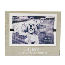 Load image into Gallery viewer, Front view of our "Home is where the Dog is" Block Frame