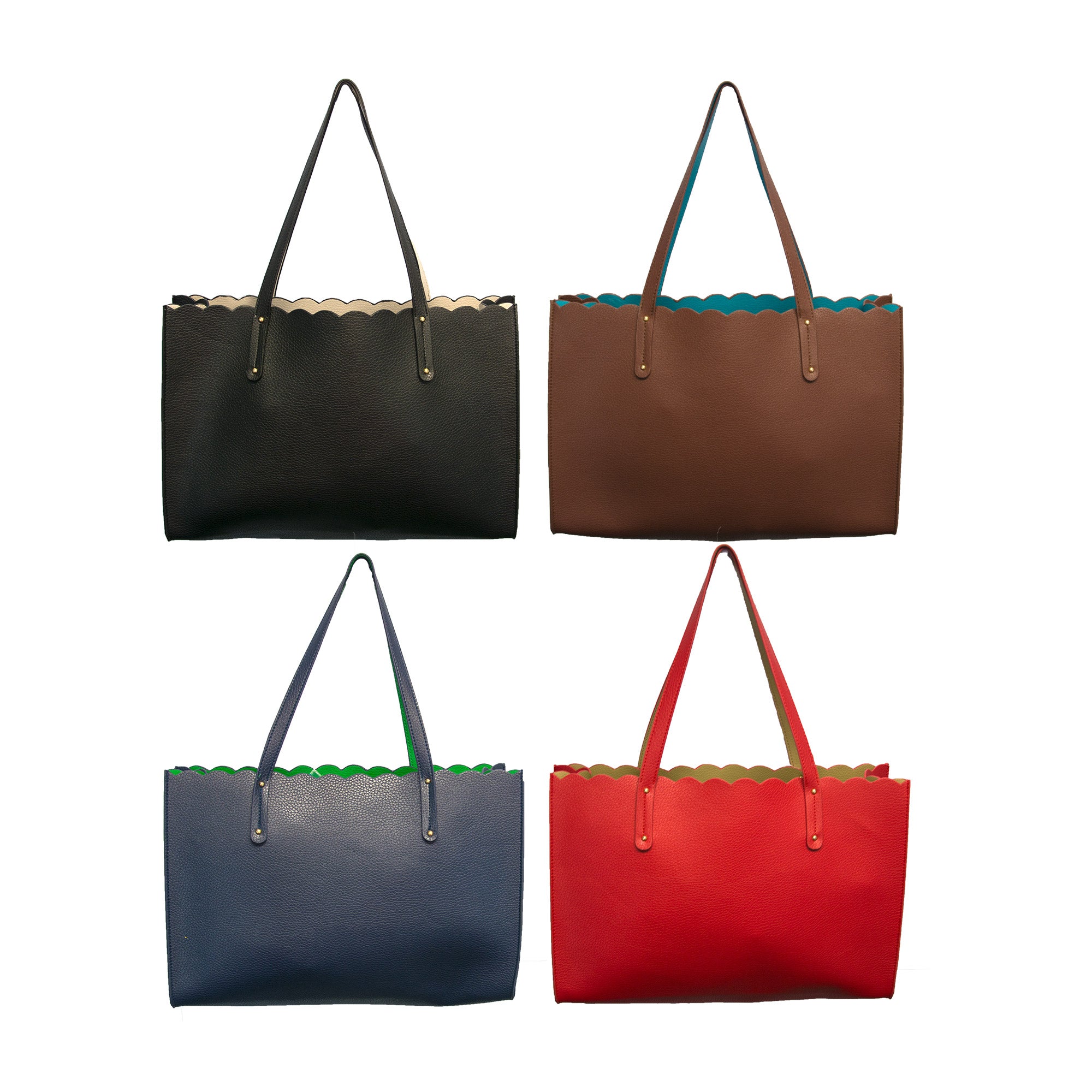SCALLOP HANDBAG PREPACK 12 PCS – Mainstreet Collection Wholesale