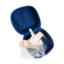 Load image into Gallery viewer, Open View of our Blue Gingham Jewelry Cube