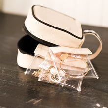 Load image into Gallery viewer, Lifestyle View of our Black Gingham Jewelry Cube