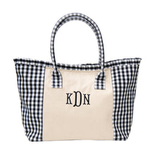 Load image into Gallery viewer, Gingham Tote Bag

