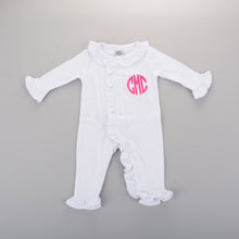 Load image into Gallery viewer, Monogrammed Convertible Onesie