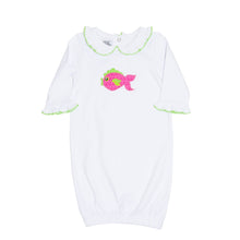 Load image into Gallery viewer, Front view of our Pink Fish Girl Icon Day Gown