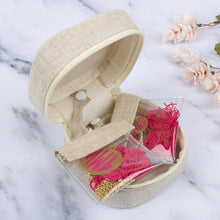 Load image into Gallery viewer, Linen Jewelry Cube
