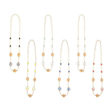 Load image into Gallery viewer, Front view of our Cork Bead Necklaces