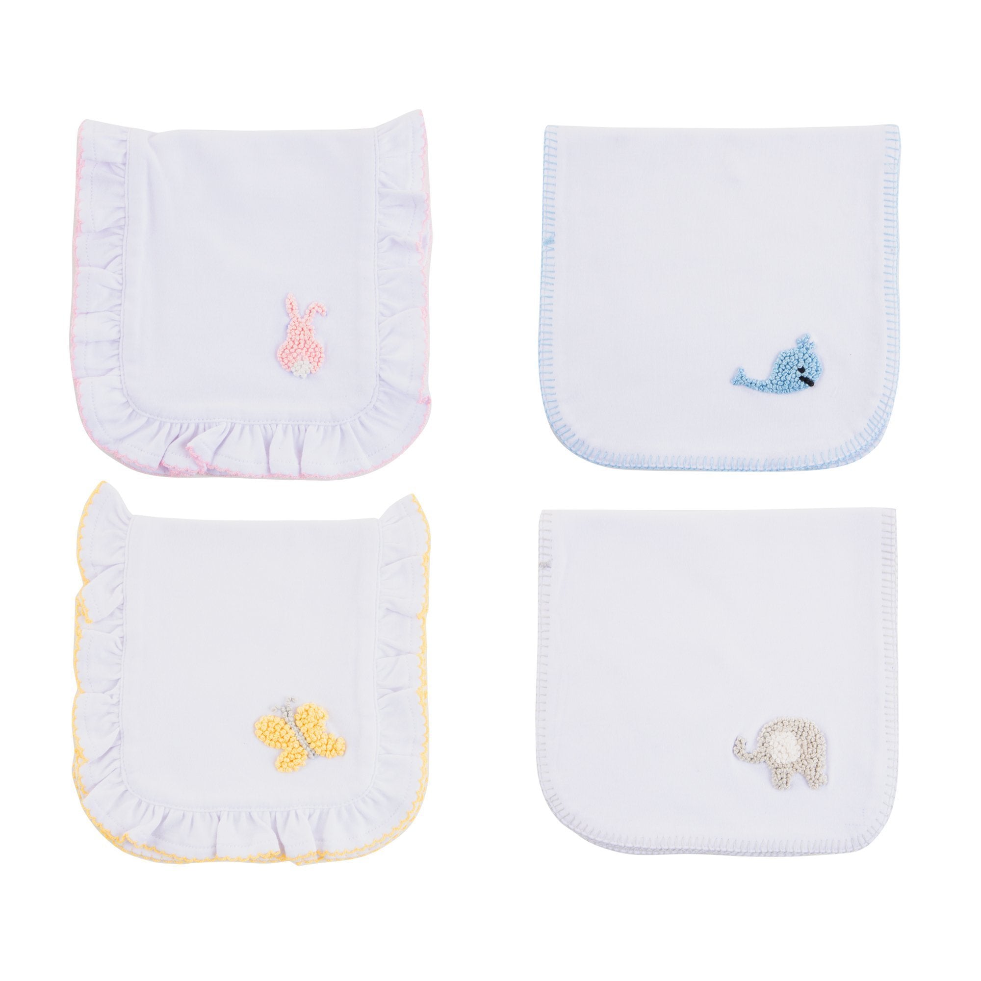 Baby Burp Cloths French Knot Mainstreet Collection Wholesale