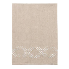 Load image into Gallery viewer, linen guest towel check design