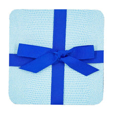Load image into Gallery viewer, Front view of our Turquoise Lizard Coasters