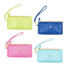 Load image into Gallery viewer, Front view of all 4 of our Lizard Downtown Wallets