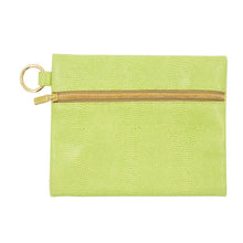 Load image into Gallery viewer, Front view of Green Lizard Kansas Pouch