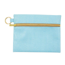 Load image into Gallery viewer, Front view of Turquoise Lizard Kansas Pouch