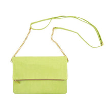 Load image into Gallery viewer, Front view of our Green Lizard Midtown Crossbody
