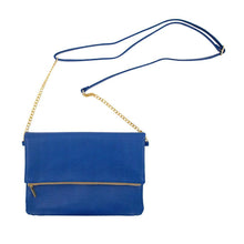 Load image into Gallery viewer, Front view of our Navy Lizard Midtown Crossbody

