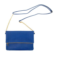Load image into Gallery viewer, Front view of our Navy Lizard Midtown Crossbody
