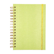 Load image into Gallery viewer, Front view of Green Lizard Notebook Journal