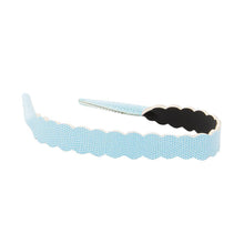 Load image into Gallery viewer, Front view of our Turquoise Lizard Scallop Sunglass Strap