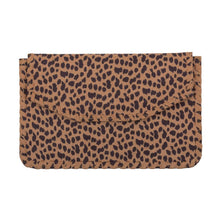 Load image into Gallery viewer, Leopardista Tan Whipstitch Clutch