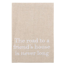 Load image into Gallery viewer, &quot;The Road to a Friend&#39;s House&quot; Linen Guest Towel
