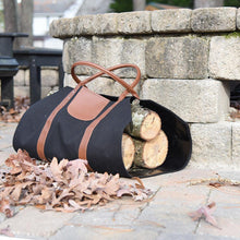 Load image into Gallery viewer, Lifestyle view of our Black Men Log Satchel