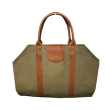Load image into Gallery viewer, Front view of our Forest Men Log Satchel
