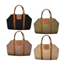 Load image into Gallery viewer, Front view of all of our Men Log Satchels