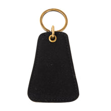 Load image into Gallery viewer, Front view of our Black Canvas Bottle opener Keychain