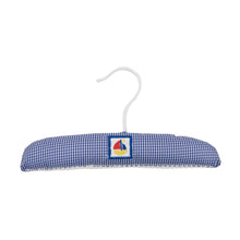 Load image into Gallery viewer, Front view of our Navy Boat Smocked Hanger
