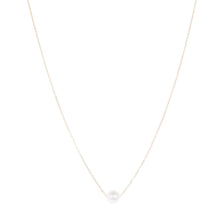 Load image into Gallery viewer, Front view of our Medium Classic Pearl Necklace