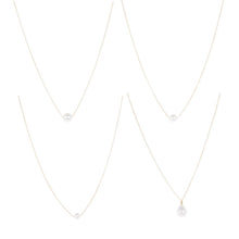 Load image into Gallery viewer, Front view of our Classic Pearl necklaces