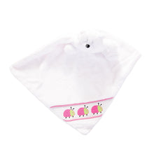 Load image into Gallery viewer, Top view of our Pink Ladybug Smocked Minky