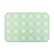 Load image into Gallery viewer, green lattice doormat, rug, rubber
