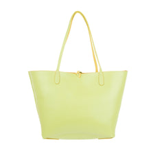 Load image into Gallery viewer, Reversed back view of our Yellow Spring Catalina Reversible Handbag