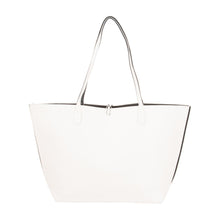 Load image into Gallery viewer, Reversed back view of our Black Spring Catalina Reversible Handbag