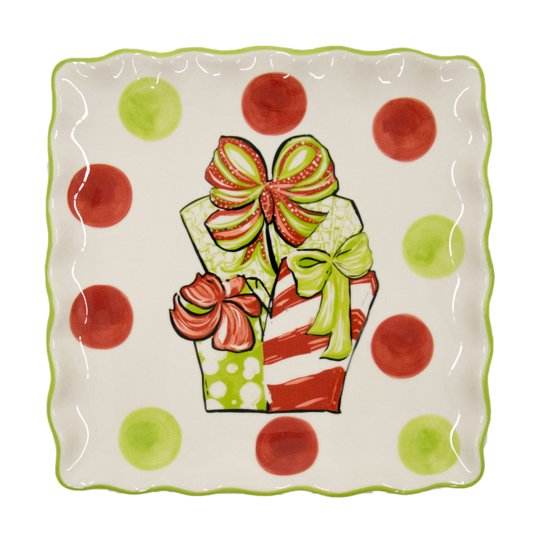 Holiday Icon Square Platter