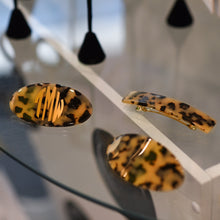 Load image into Gallery viewer, Lifestyle view of our Oval Tortoise Hair Barrette
