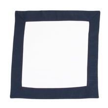 Load image into Gallery viewer, Flat view of our Navy Throw Pillow Cover