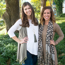 Load image into Gallery viewer, Lifestyle image of our Tassel Vests