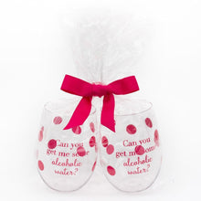 Load image into Gallery viewer, Wrapped Wine Glass Set