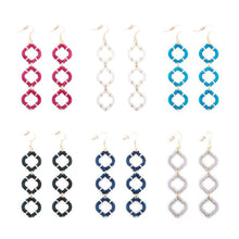 Load image into Gallery viewer, Collection of Wrapped Quatrefoil Earrings
